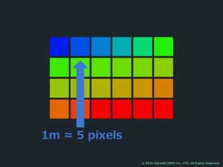 1m ≈ 5 pixels
© 2016 SQUARE ENIX CO., LTD. All Rights Reserved.
 