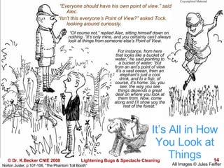 <ul><li>“ Everyone should have his own point of view.” said Alec. </li></ul><ul><li>“ Isn’t this everyone’s Point of View?...
