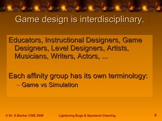 <ul><li>Educators, Instructional Designers, Game Designers, Level Designers, Artists, Musicians, Writers, Actors, ... </li...