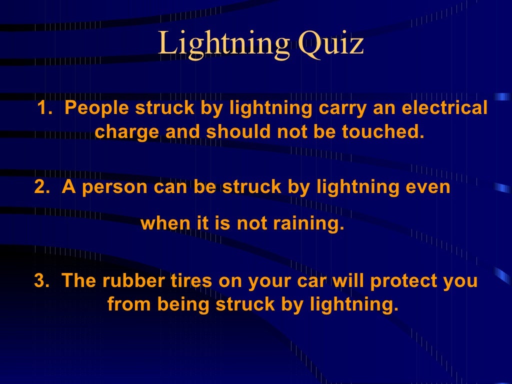 Lightning Safety
