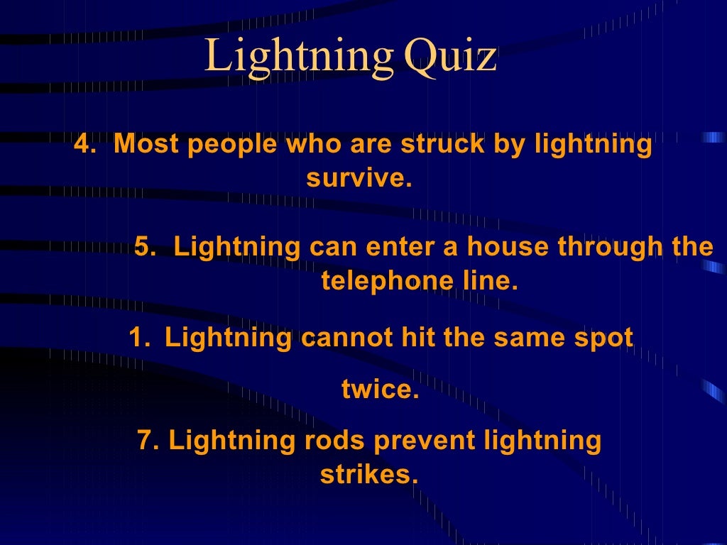 Lightning Safety