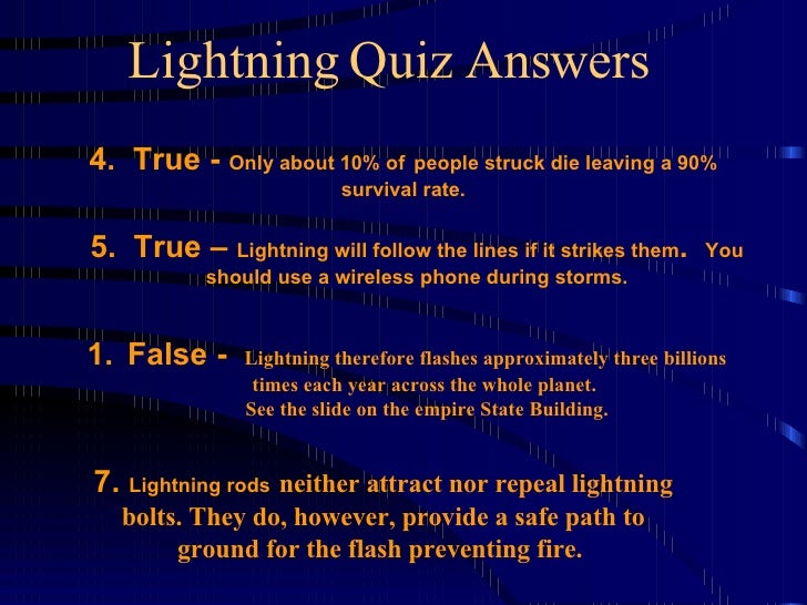 Lightning Safety