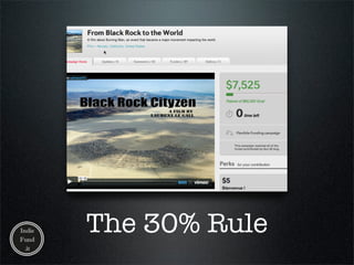 The 30% Rule
 