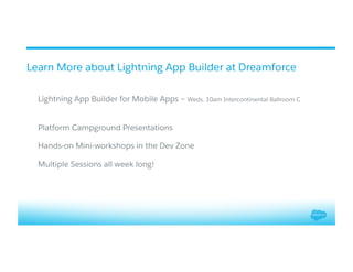 Lightning App Builder: Build Apps Visually for the new Lightning ...