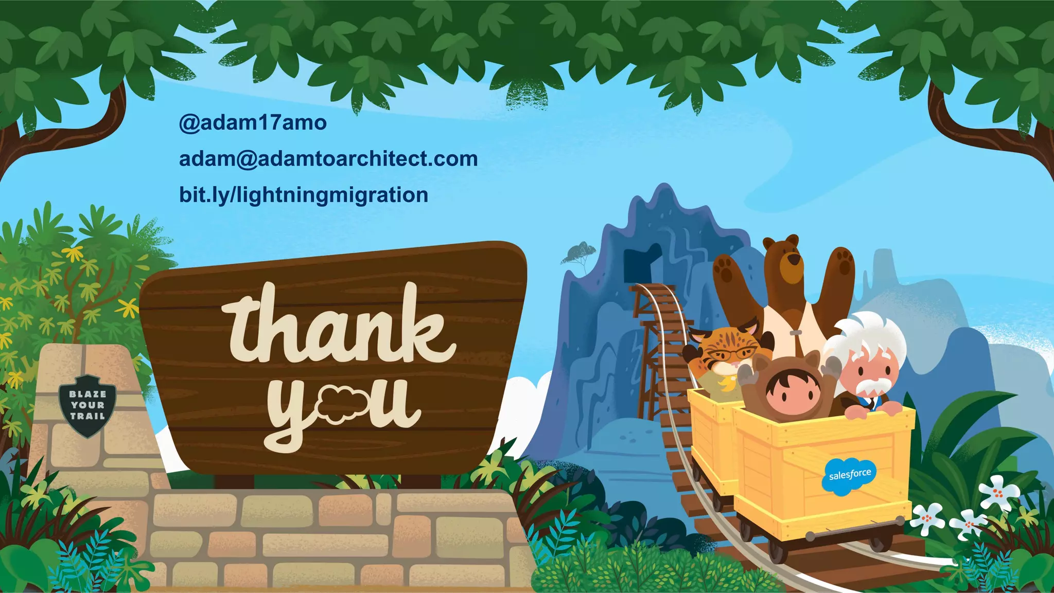 @adam17amo
adam@adamtoarchitect.com
bit.ly/lightningmigration
 