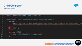 viewSource.js
Child Controller
 