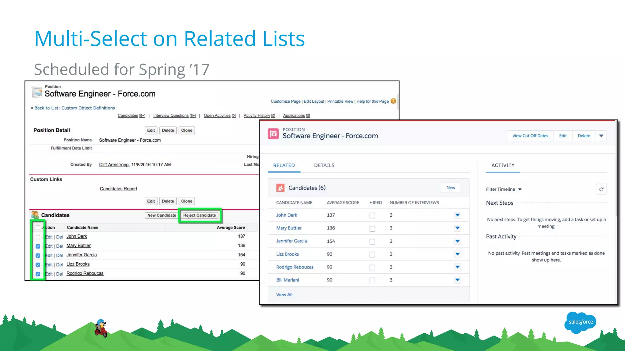 Multi-Select on Related Lists
Scheduled for Spring ‘17
 