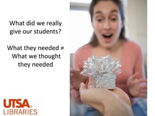 What we learned from a faculty perspective