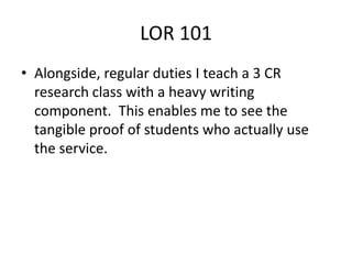 Second Semester ResultsNumber of clients: 170Number of sessions: 412Again, most students came from the Business school, and the College of Humanities & Fine Arts. Gains in all areas though.