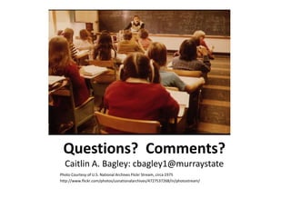HIS 400This is a combination undergraduate/graduate level course, and so the writing they are expected to turn in is at a higher level.Traditionally, I would teach them research methods.  Now I often combine writing techniques in with this.