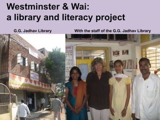 A Passage to India… and beyond!Diane VanderPolWestminster College