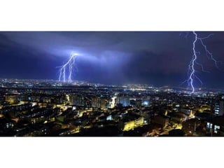 Lightning storms in ankara