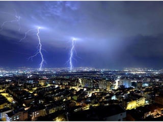 Lightning storms in ankara