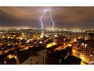 Lightning storms in ankara