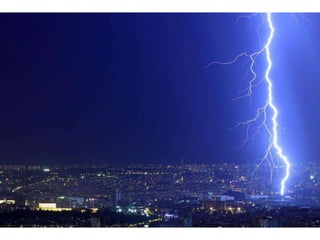 Lightning storms in ankara