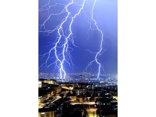 Lightning storms in ankara