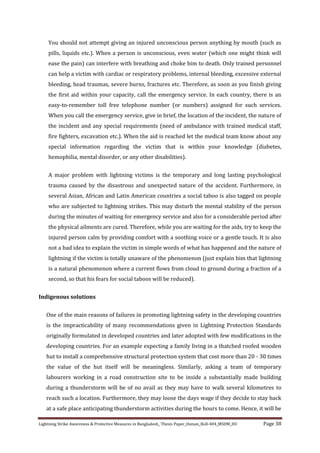 Lightning Strike Awareness and Protective Measures in Bangladesh | PDF