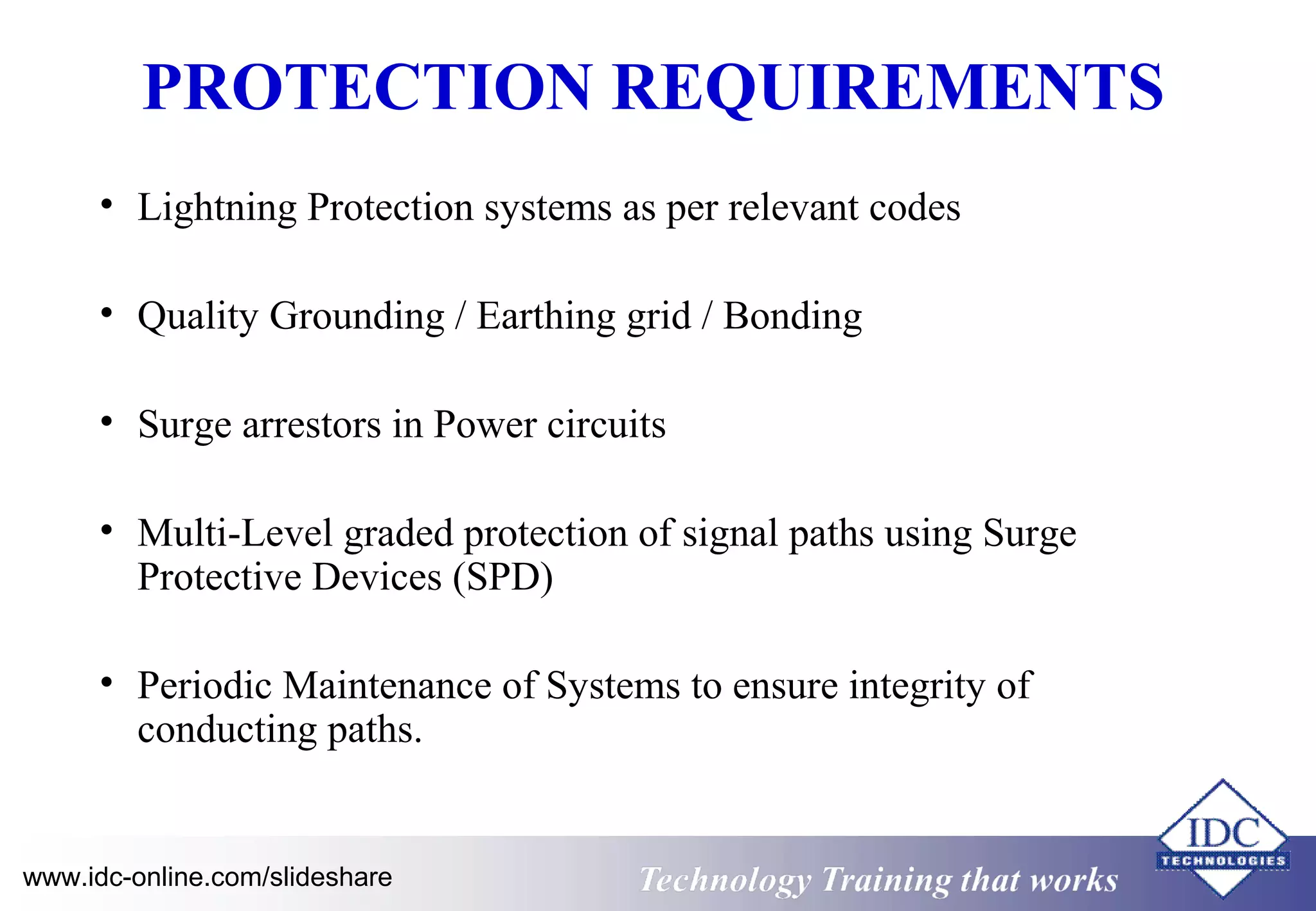 Lightning, Surge Protection and Earthing of Electrical and Electronic ...