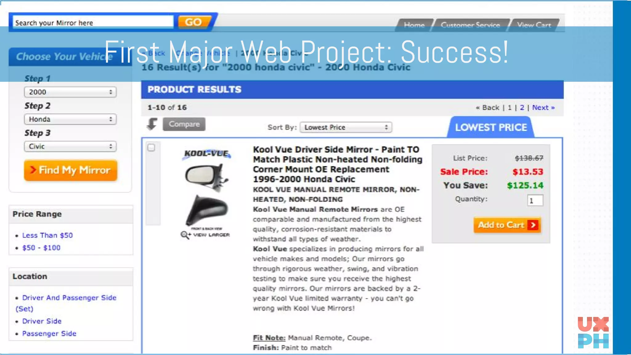 First Major Web Project: Success!