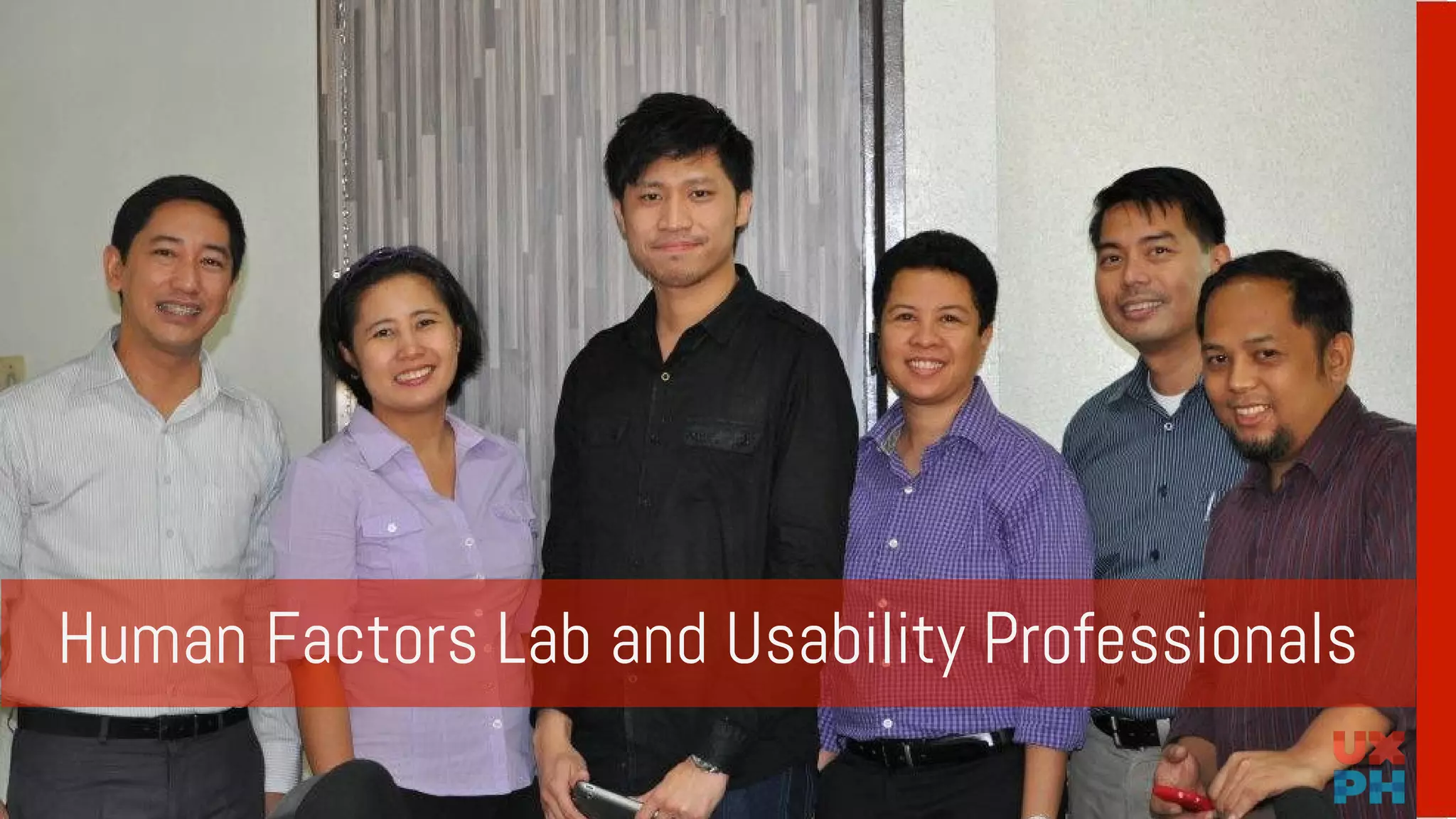 Human Factors Lab and Usability Professionals