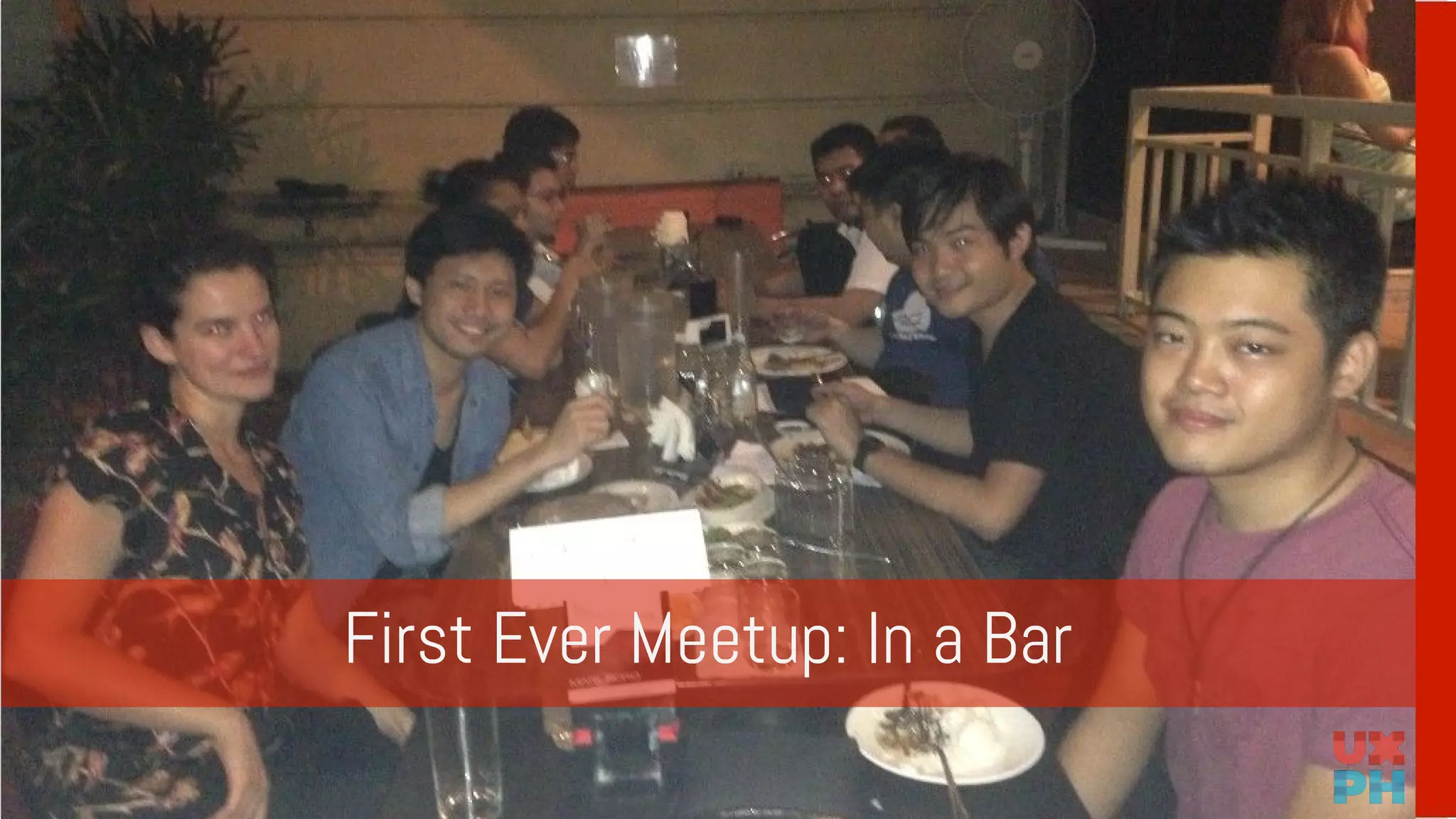 First Ever Meetup: In a Bar