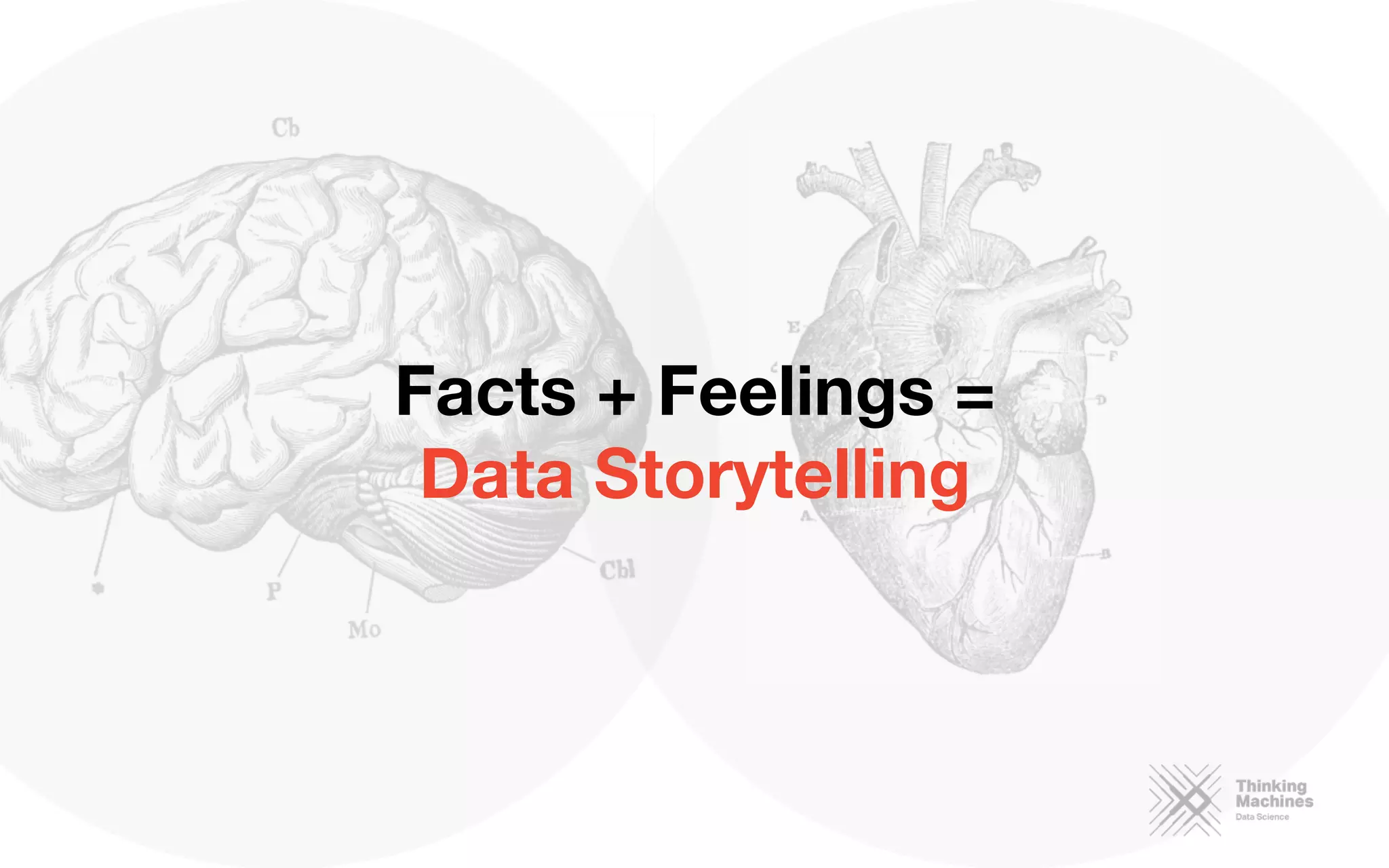Facts + Feelings = 
Data Storytelling
 