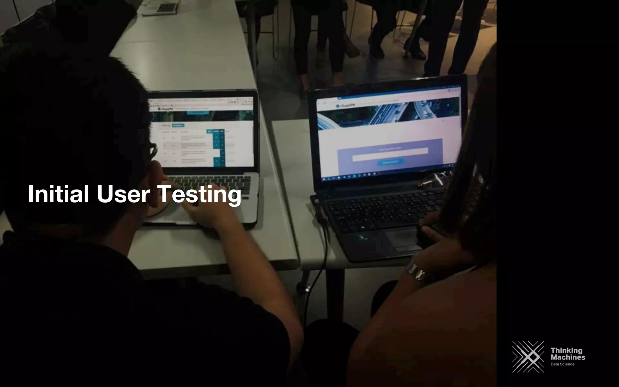 Initial User Testing
 