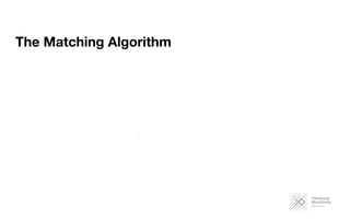 The Matching Algorithm
 