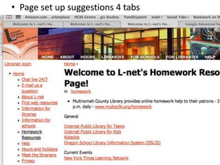 Page set up suggestions 4 tabs>