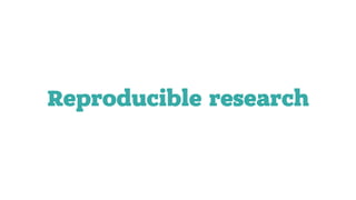 Lightning talk on connection between research and production code | PDF