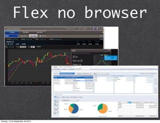 Flex no browser




Sunday, 12 de September de 2010
 