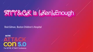 Reid Gilman, Boston Children’s Hospital
 