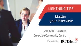 www.bctalents.ca - Lightning Tips Fall 2018
 