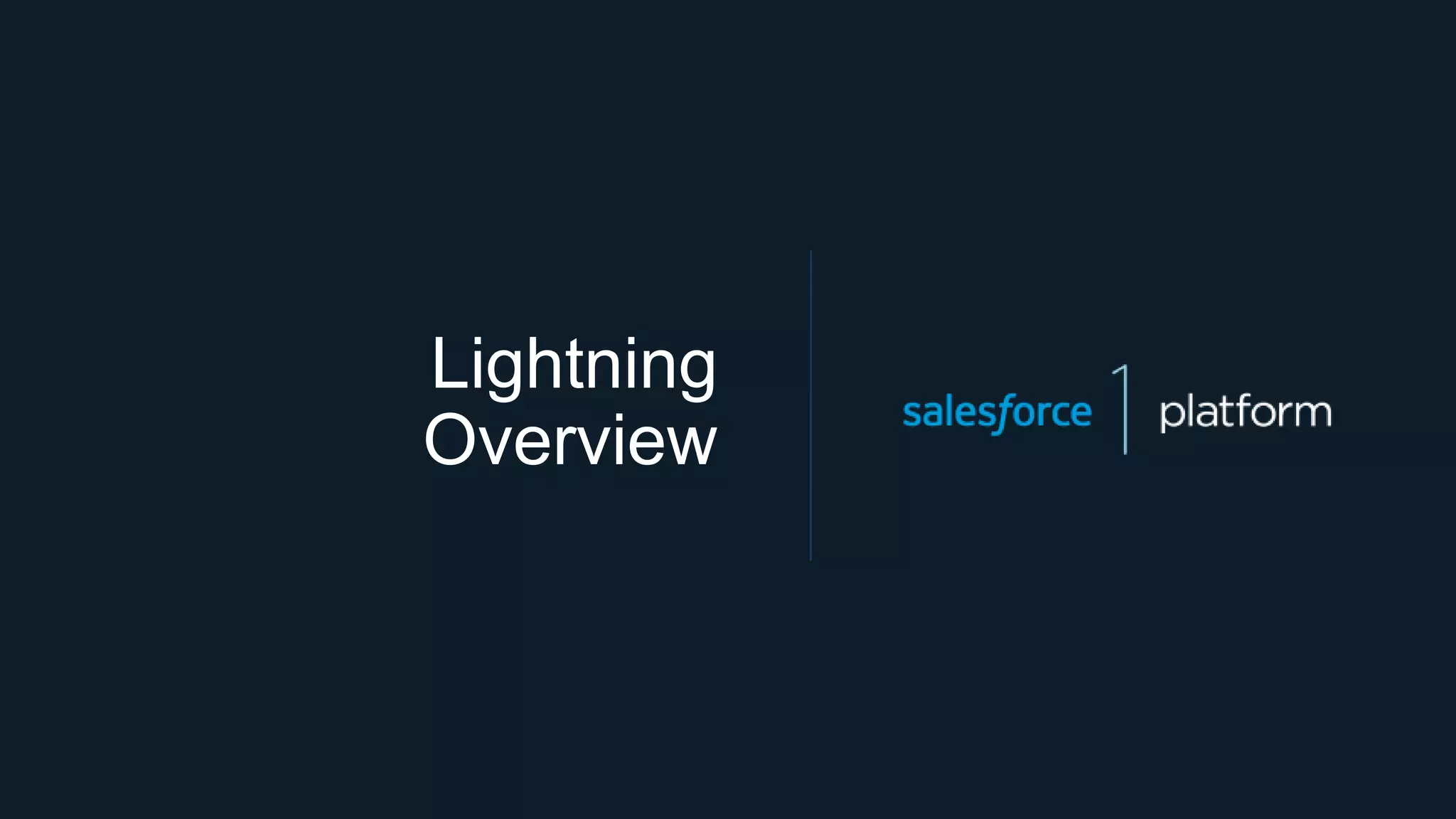 Lightning
Overview
 