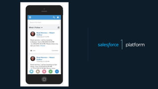 What can I build with Lightning Components?
 Lightning Component Tabs for Salesforce1 Mobile App (BETA)
– Single or multi...