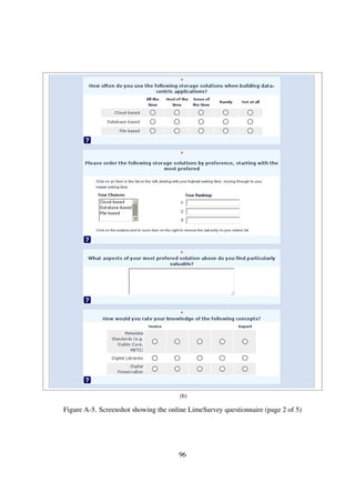(c)
Figure A-3. Screenshot showing the online LimeSurvey questionnaire (page 3 of 5)
96
 