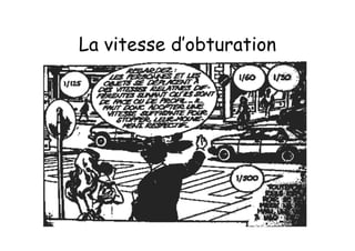 La vitesse d’obturation
 