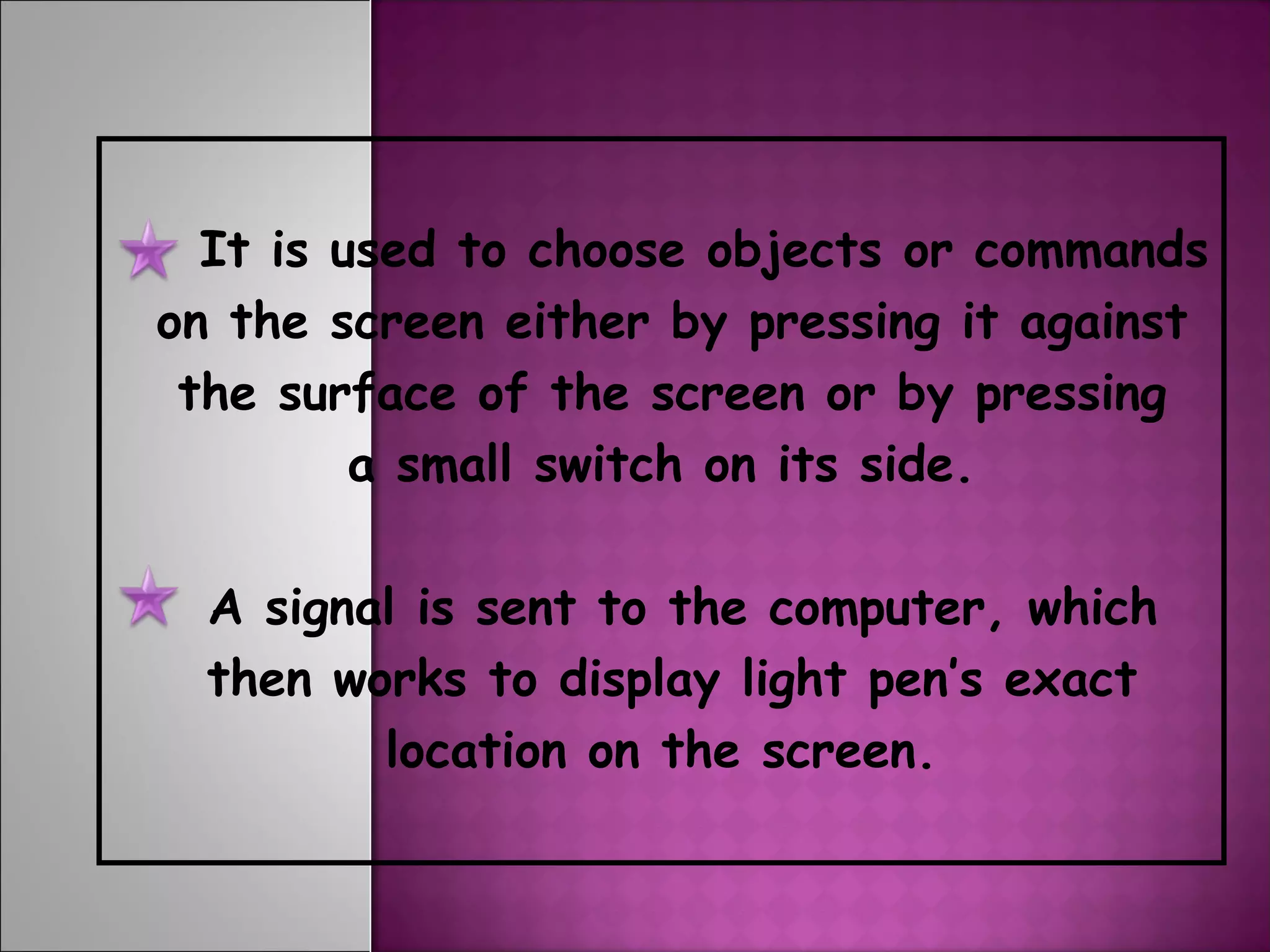Light pen PPT