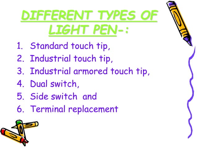 Light Pen ppt light-pen-ppt
