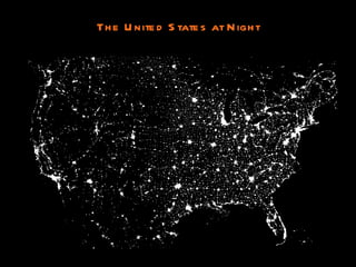 The United States at Night 