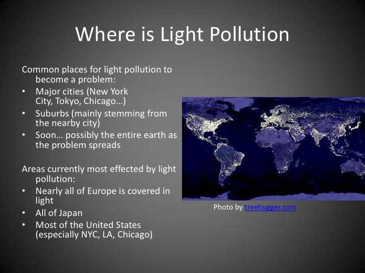 Light Pollution And Its Effects On The Night Sky