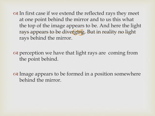Light – reflection refraction