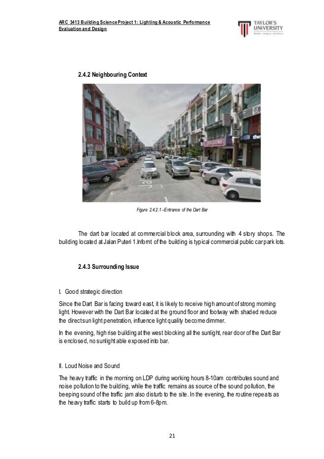 Light report compiled