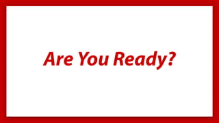 My Challenge On The Road Back
Are You Ready?
 