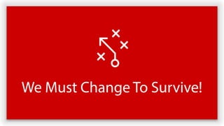 We Must Change To Survive!
 