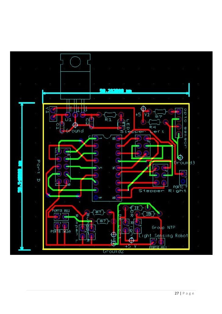 Report Light Sensing Robot