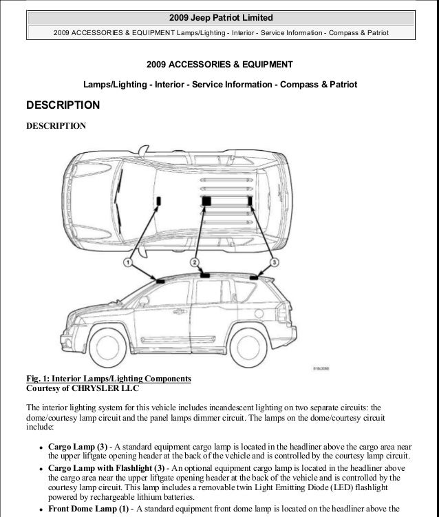 Manual Reparacion Jeep Compass Patriot Limited 2007