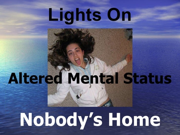 Lights On Nobodys HomePediatric AMS