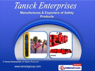 Manufactures & Exporters of Safety
            Products
 