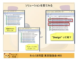ソリューションを見てみる




 わんくま同盟 東京勉強会 #65
 